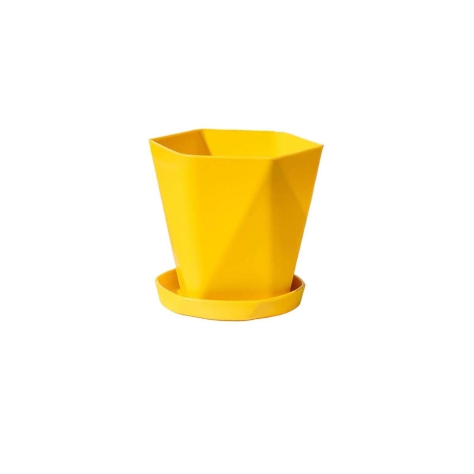 Lkvent Plastic Plant Pots with Trays Small Modern plant pots