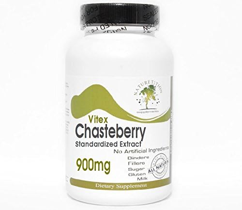 Vitex Chasteberry Extracto Estandarizado 900mg 100 Cápsulas - Sin Aditivos Naturetition Supplements