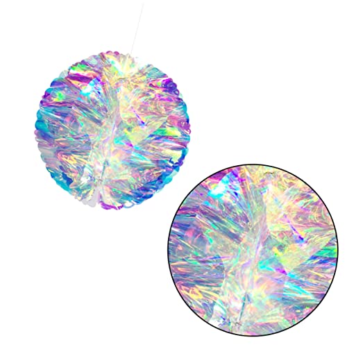 Cabilock 2 piezas Decoración Colgante Bola Panal Colorida para Boda Fiesta Interiores Exteriores