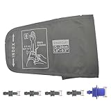 Pediatric Blood Pressure Cuff for Kids & Women - Small Child BP Cuff (5.9-9.5 Inch Arm Circumference), Compatible with Most Monitors - Replacement Cuff with 5 Connectors (Small+ 5 Connectors)
