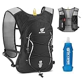Hydratation flexible pour les longues distances : Inclut une gourde souple 500ml sans plus un support intégré pour poche à eau (poche à eau non incluse). Le système de cordon de serrage évite les éclaboussures en courant. Plusieurs options d'hydratation pour un apport liquide continu sans perte de rythme – idéal pour l'entraînement marathon et le trail running.