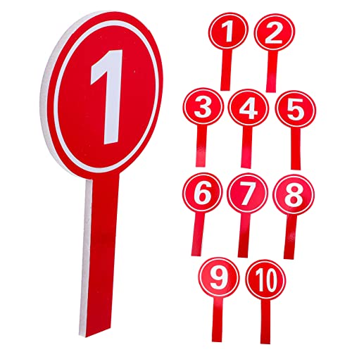 Gogogmee Handheld Score Paddle for Sorority 10pcs Voting Scoreboard Multi-Function Boards Practical Easy Cle
