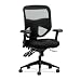 basyx by HON High Back Task Chair - Mesh Computer Chair with Arms for Office Desk, Black (HVL532)