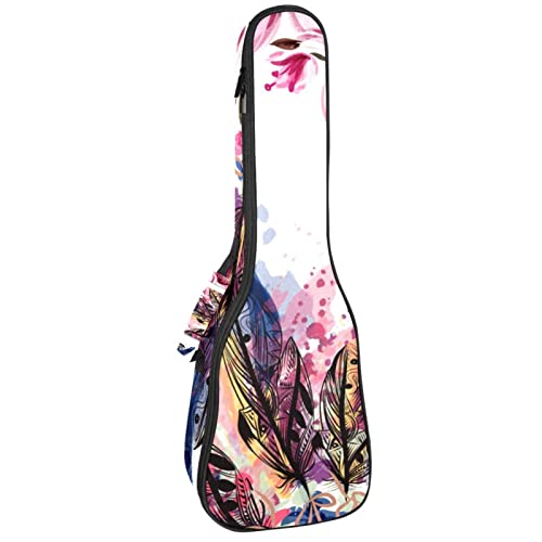 Sac pour ukulélé ténor aquarelle magnolia cadeau idéal pour musicien