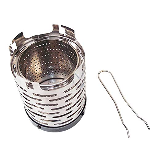 Earthily Mini Heizaufsatz für Gaskocher - Zeltheizung Gas Heizgerät,Portable Campingwärmer Mini Heizlampe aus Edelstahl für Camping und Wandern Cover