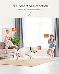 3K Indoor Security Camera – Baby Monitor Pet Camera Indoor with Phone App, 360° Panoramic View, Night Vision, Motion Tracking, 2-Way Audio, Dual-Band WiFi (2.4 GHz & 5 GHz), Cloud/SD Storage