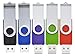 PenDrive 4GB 5 Piezas Unidad Flash USB - Giratorio Memoria USB 2.0...
