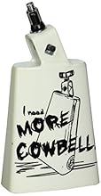 5" High, mountable bell with custom "More Cowbell" graphics High pitched, bright sound with a moderate overtone Slightly rounded playing surface makes it easy to get a good sound every time LP forged eye-bolt assembly provides a sure grip to any ³⁄8"...
