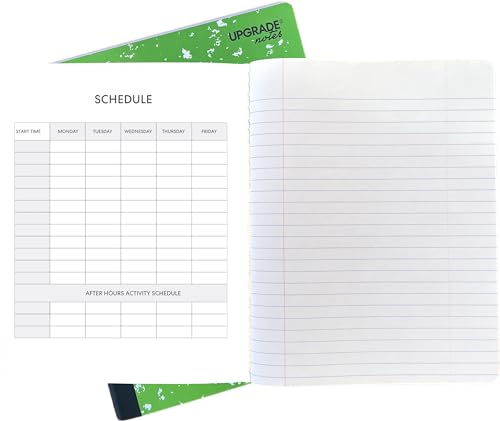 Cahier de composition UPGRADE NOTES grand format 72 pièces pour classe