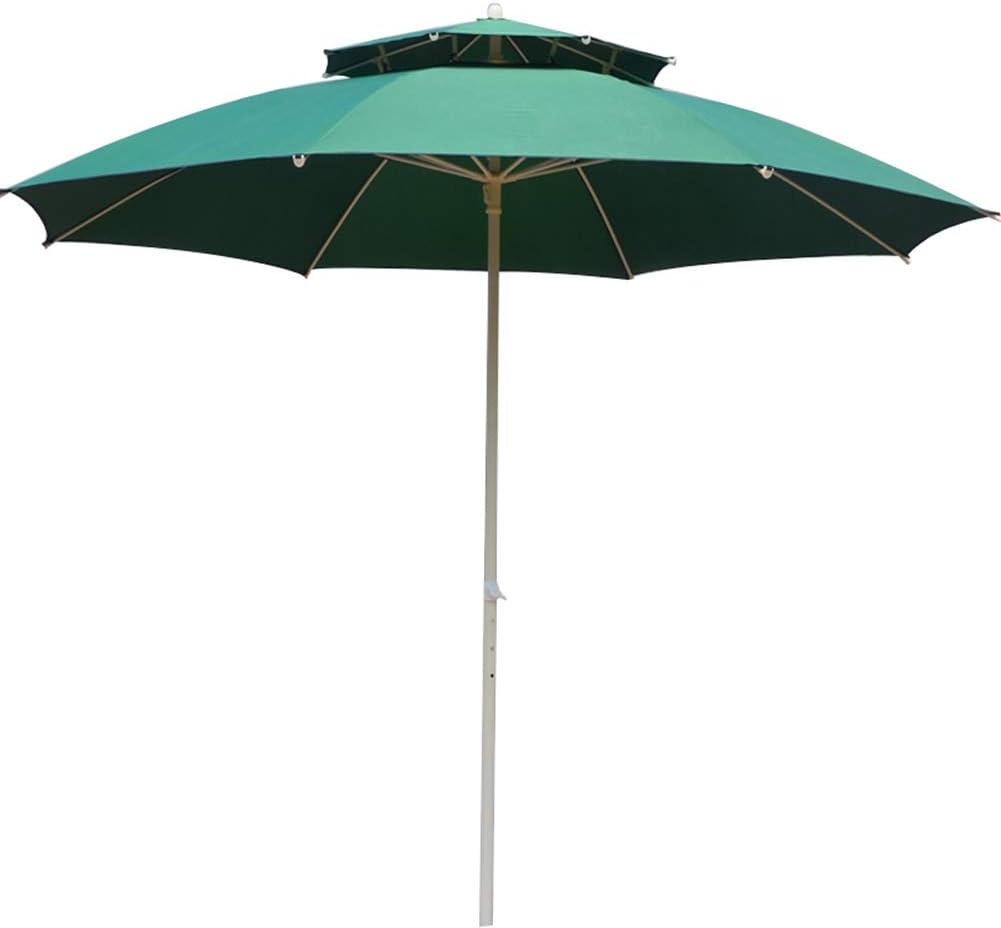 Garden parasols 3.0m/9.8ft UV Protection Patio Umbrella with 8 Ribs,Round Double Garden Parasol Umbrella,Good Sun Protection,for Beach Pool Terrace Outdoor parasols