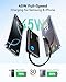 INIU 45W Portable Charger, 10000mAh Built-in USB C Cable Fast Charging Power Bank, Small Type C Battery Pack, Powerbank for iPhone 17 16 15 14, iPad, Samsung S25 S24 etc. Travel Camping Essentials