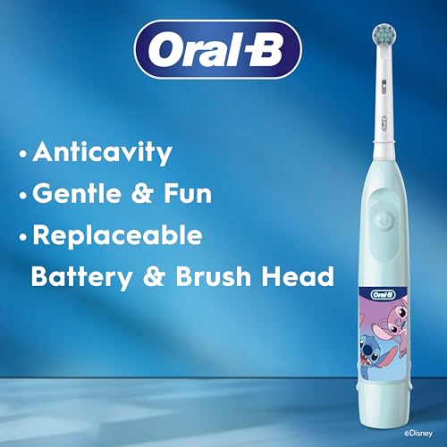 Oral-B Kid's Electric Battery Powered Toothbrush, Featuring Extra Soft Color Changing Bristles, for Ages 3+ - image 2