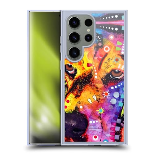 Coque Gel Samsung S24 Ultra MagSafe Housse Antichoc Fleur Chiens Dean Russo