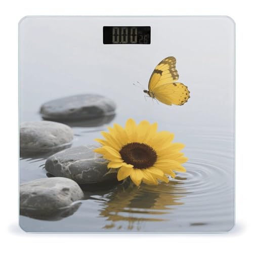 Báscula Digital para Baño de Vidrio Templado con LCD miniatura 1