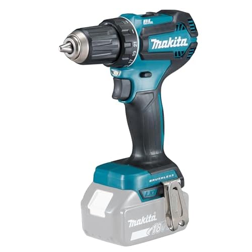 Makita DDF485Z Bohrschrauber 18,0V (ohne Akku/ohne Ladegerät), 18 V, Blau, Silber