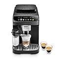 De'Longhi Magnifica Evo ECAM292.81.B, Macchina da caffè Automatica, Chicchi macinati al momento, Caraffa MontaLatte Automatica per Cappuccini, 7 Bevande One Touch, Spegnimento Programmmabile, Nero