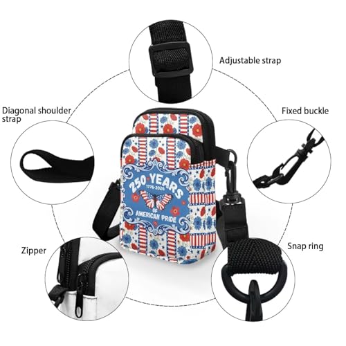 Image of Hawaiian Tribal Small Crossbody Bags for Women Cell Phone Bag Purse, Sea Turtle Zipper Sling Purses Shoulder Bag