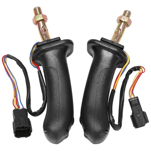 Lckiioy Lot de 6 joysticks Assy 3 boutons L+R pour Doosan DX150 215 225 300 370-9C – vue 3