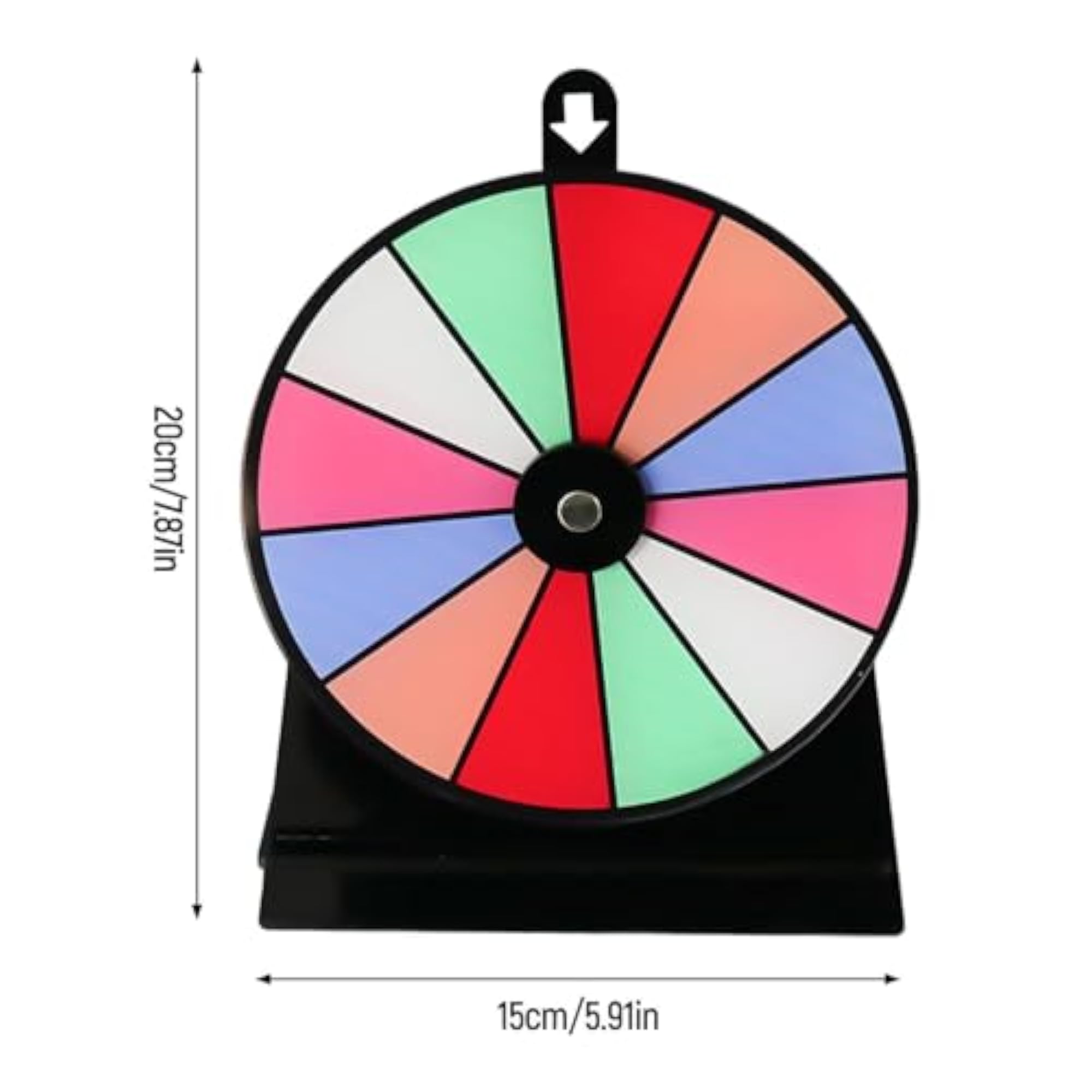 Colored Rotating Wheel Party Supplies Roulette Wheel for Events