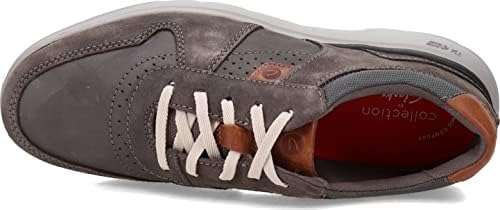 Clarks Men's Gaskill Vibe Sneaker, Dark Grey Combination, 7 | Image 4