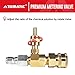 YAMATIC Adjustable Chemical Injector Kit, Downstream Injector Kit for Pressure Washer, 3/8 Inch Connectors, Soap Injector with Siphon Hose & Soap Nozzle,4500PSI