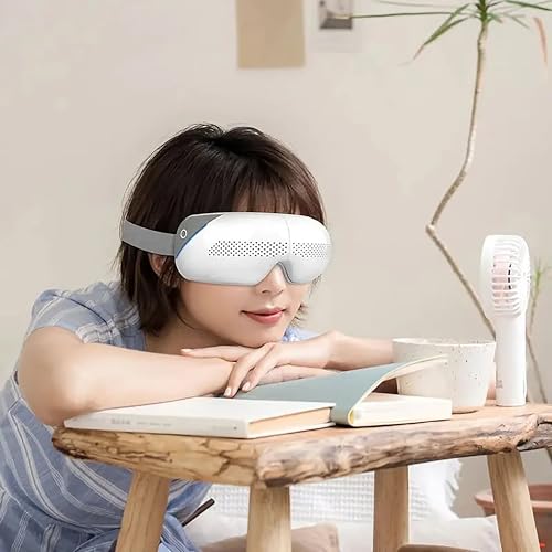 Masseur oculaire intelligent Solvital en similicuir