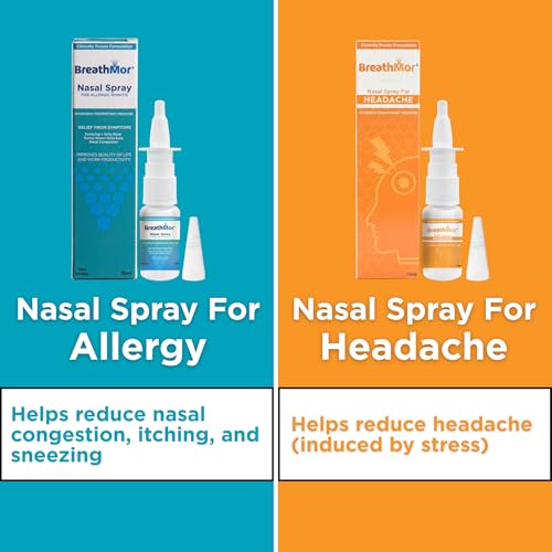 Image of Nasal spray for ALLERGY | Clinically Backed | Ayurvedic| Cinnamon Bark Extract | Non-Drowsy | Relieves Sneezing, Itchy Nose, Runny Nose, Itchy Eyes, and Nasal Congestion (15ml)