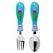 Zak Designs Peppa Pig Easy Grip Flatware Fork And Spoon Utensil Set – Perfect for Toddler Hands With Fun Characters, Contoured Handles And Textured Grips, Peppa Pig
