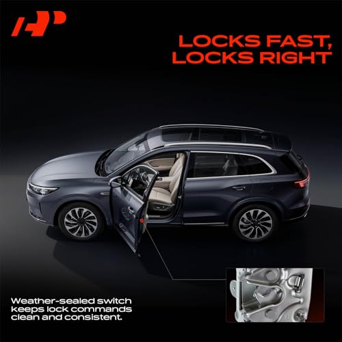 Image of A-Premium Front Left Driver Side Door Lock Latch Assembly Compatible with Ford Explorer 1991-2001, Explorer Sport Trac 2001-2005 & Mercury Mountaineer 1997-2001