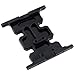 HobbyPark Aluminum Center Frame Brace Transmission Skid Plate for AXIAL SCX10 1/10 RC Rock Crawler Car Option Parts (Black)