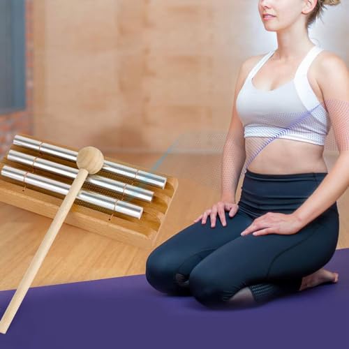 Méditation et pleine conscience trio 3 tons avec instrument percussion yoga