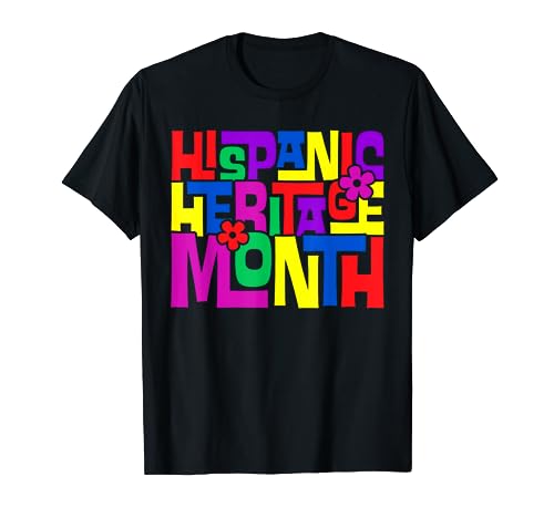 Hispanic Heritage Month Mexican Latino Flag All Countries T-Shirt