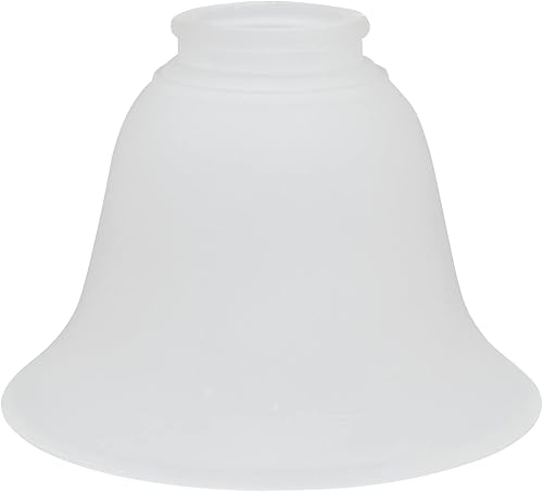 Vista 42 de Aspen Creative 23062-4 Pantalla de cristal de repuesto de estilo transicional de alabastro, tamaño de ajuste de 2-1/8 pulgadas, 4-5/8 pulgadas