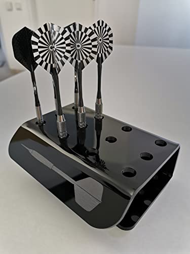 Dartpfeil Halterung Aus Acryl - 16 Steckplätze Wandhalterung Für Steel & Soft Darts
