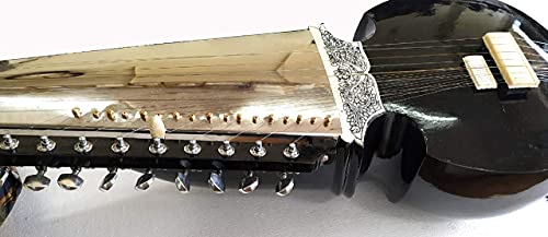 SARODE LUTH INDIEN, ÉLECTRIQUE ACOUSTIQUE, BASSE, CORPS EN CÈDRE. Clés de guitare - Les Beatles, Paul McCartney, John Lennon, RIngo Starr, George Harrison SARODE LUTH INDIEN, ÉLECTRIQUE ACOUSTIQUE, BASSE, CORPS EN CÈDRE. Clés de guitare – Image 4