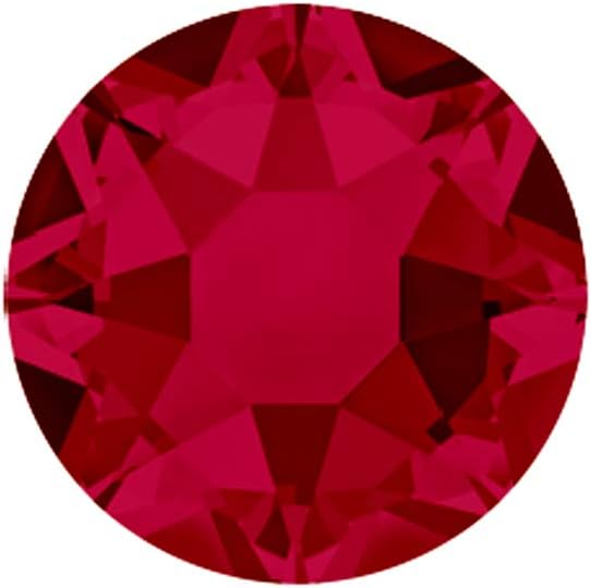 The Design Cart Ruby Swarovski Hotfix Rhinestones (34 ss / 7.2 mm) (1 Gross - 144 Pieces)