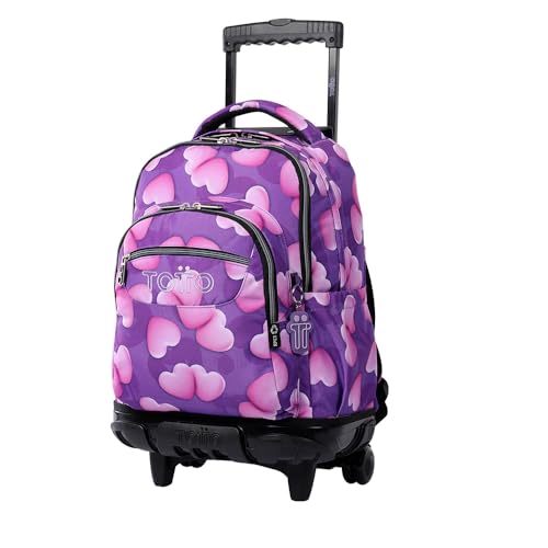 TOTTO Mochila Escolar Ruedas Chubby Unisex-Adulto Morado 60