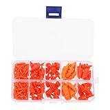 Mini Snowman Noses for Crafts: 160Pcs Snowman Nose, Snowman Craft Red Nose Mini Carrots Christmas Carrot Nose Toy Nose Snowman Santa Claus Dolls Safety for Holiday Snowman DIY Decorations