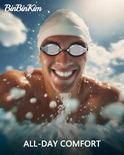 Lunettes de natation sans fuite avec protection UV pour jeune