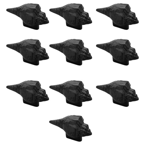 Image of Shell Shape Knob for Drawer /Cabinet Knob for Drawers /Wardrob Drawer Knobs /Drawer Handle (Zinc Alloy /Black Finish) Pack of 10-| 3 Years Warranty |