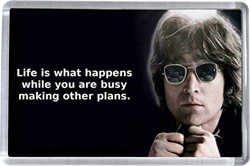 Super Universe John Lennon Life Quote Fridge Magnet 5 x 7.5 cm
