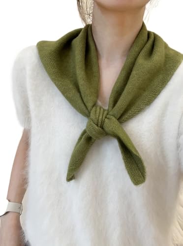TYATVS Knitted Triangle Scarf for Women Y2k Head Scarf Downtown Girl Aesthetic...