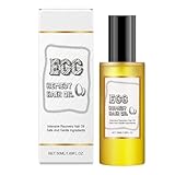 Olio Riparatore Intensivo Per Capelli Alle Proteine ​​Déll'uóvo, Con Effetto Addensante, 50ml, Olio Alle Proteine ​​Déll'uóvo, Siero Idratante Per Capelli, Nutre Cuoio Capelluto, Per Pre E Post Doccia