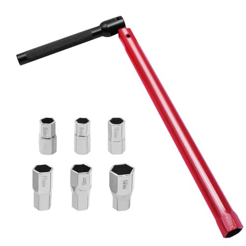 NVGFTG Set di 7 chiavi per rubinetto, 8 – 14 mm, chiave universale per rubinetto, accessorio di montaggio, chiavi per rubinetto, installazione sanitaria
