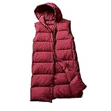 Es un chaleco de plumón de color puro para mujer en otoño e invierno, ligero, suave, hecho de tela de nailon duradera