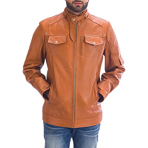 Buy Iftekhar Pure Lambskin Leather Men 