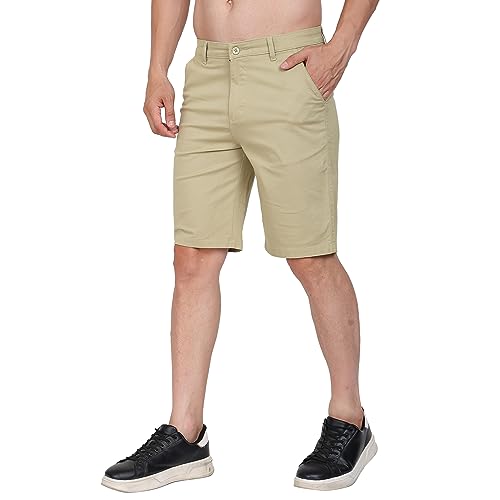 Image of DUPER Men's Regular Fit Cotton Stretchable Welt Pocket Casual /Outdoor Shorts