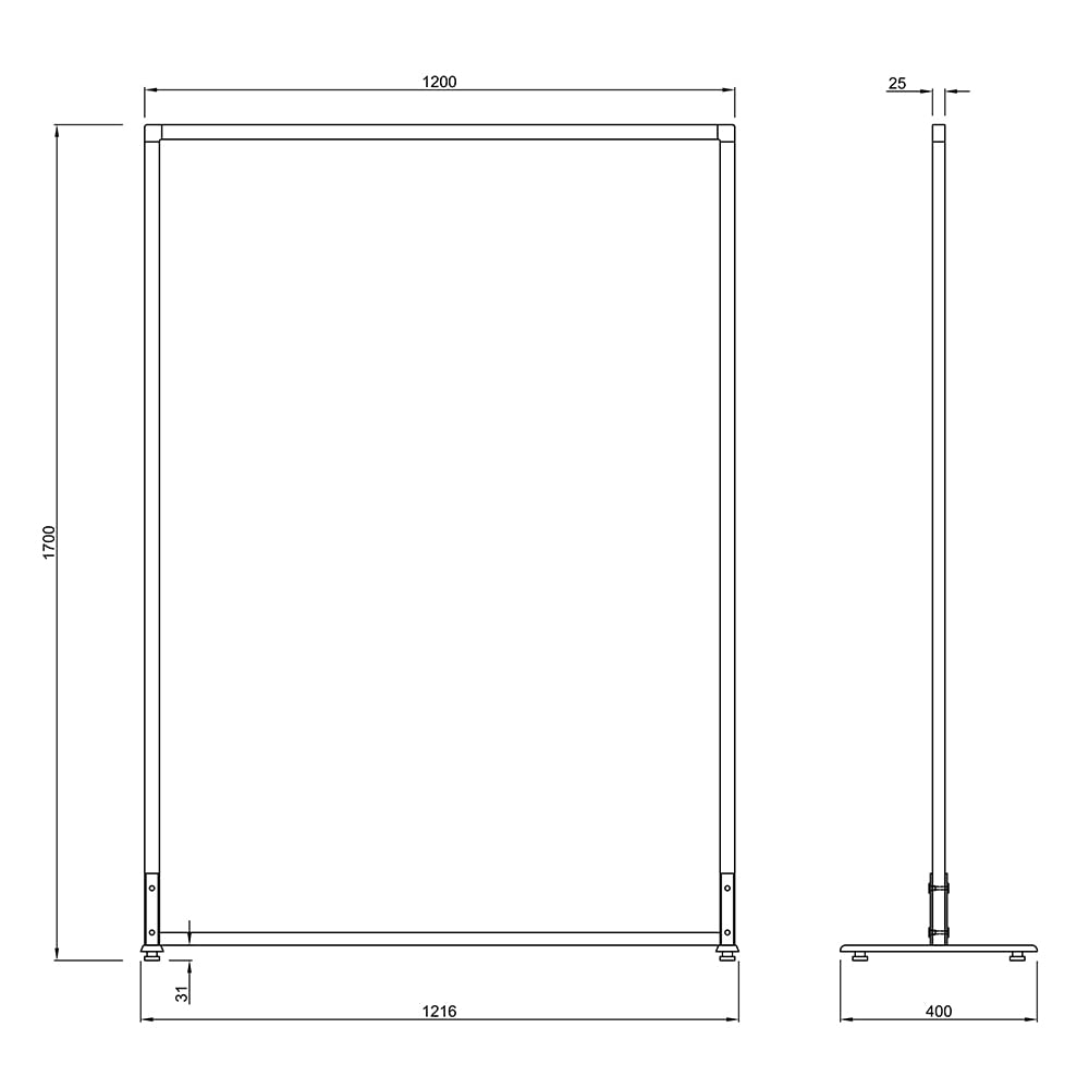 Amazon.co.jp: パーティション 掲示板にも ハイタイプ W1200×H1700