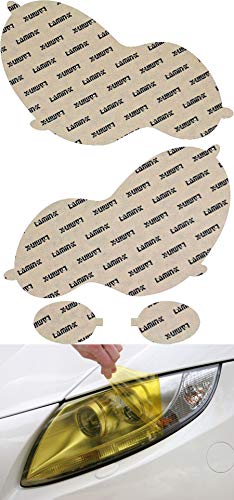 Lamin-x Custom Fit Yellow Headlight Covers for Mercedes C-Class (01-04)