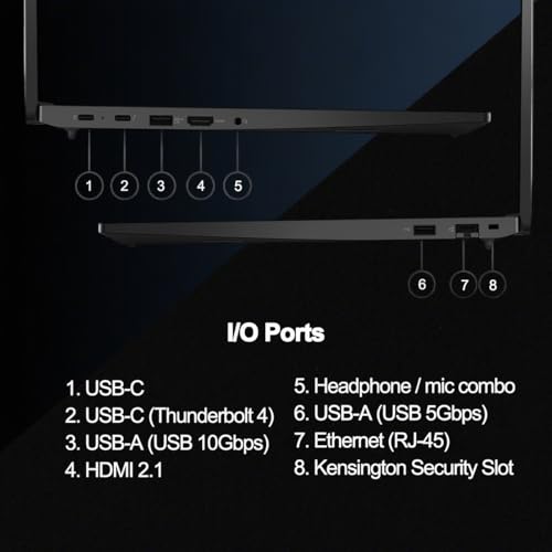 Image of Lenovo ThinkPad E16 Gen 2 Business Laptop (16 inch FHD+ Anti-Glare, Intel Core Ultra 7 155U (> i7-1355U), 32GB DDR5 RAM, 1TB SSD), Fingerprint, Backlit KB, Webcam, Ethernet, Win 11 Pro, AI PC, Black
